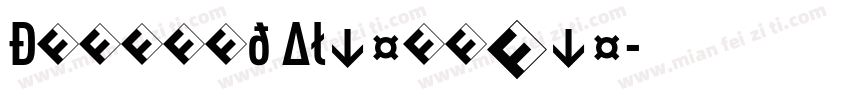DINCond Alternate字体转换